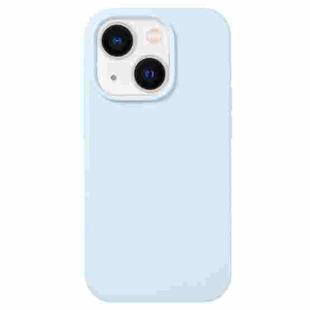 For iPhone 15 Plus Liquid Silicone Phone Case(Sky Blue)