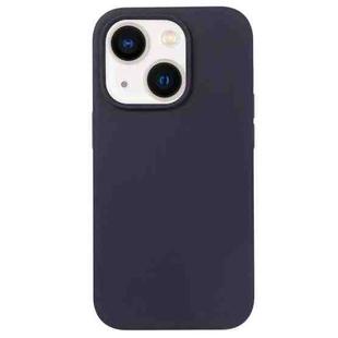 For iPhone 13 mini Liquid Silicone Phone Case(Berry Purple)