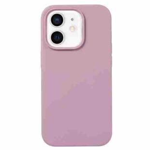 For iPhone 12 mini Liquid Silicone Phone Case(Blackcurrant)