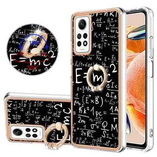 For Xiaomi Redmi Note 12 Pro 4G Global Electroplating Dual-side IMD Phone Case with Ring Holder(Equation)