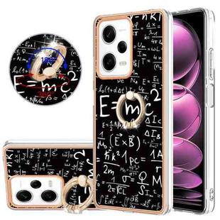 For Xiaomi Redmi Note 12 Pro 5G Global Electroplating Dual-side IMD Phone Case with Ring Holder(Equation)