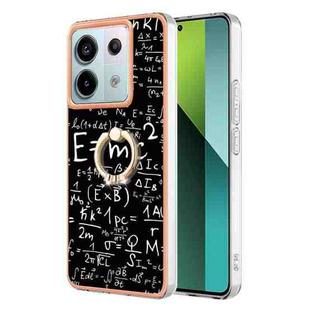 For Xiaomi Redmi Note 13 Pro 5G Global Electroplating Dual-side IMD Phone Case with Ring Holder(Equation)