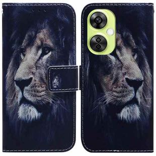 For OnePlus Nord CE 3 Lite/Nord N30 Coloured Drawing Flip Leather Phone Case(Lion)