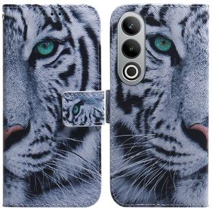 For OnePlus Nord CE4 5G Coloured Drawing Flip Leather Phone Case(Tiger)