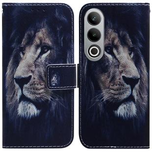 For OnePlus Nord CE4 5G Coloured Drawing Flip Leather Phone Case(Lion)