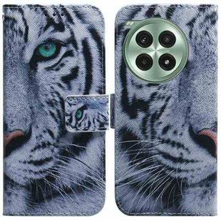 For OnePlus Ace 3 Pro Coloured Drawing Flip Leather Phone Case(Tiger)