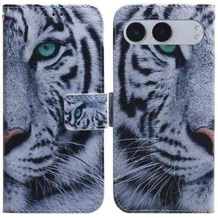 For OnePlus Nord 4 Coloured Drawing Flip Leather Phone Case(Tiger)