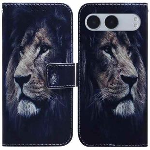 For OnePlus Nord 4 Coloured Drawing Flip Leather Phone Case(Lion)