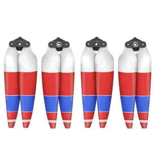 For DJI Air 3 Sunnylife 8747F Low Noise Quick-release Propellers, Style:2 Pairs Red Blue White