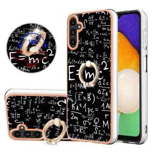 For Samsung Galaxy A14 5G / 4G Electroplating Dual-side IMD Phone Case with Ring Holder(Equation)
