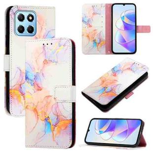 For Honor X8 5G / X6 4G / 70 Lite / X6s / X8a PT003 Marble Pattern Flip Leather Phone Case(Marble White)