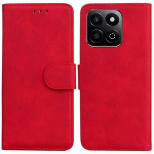 For Honor Play 60 Plus Skin Feel Pure Color Flip Leather Phone Case(Red)