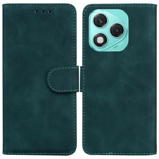 For Honor 400 Lite Skin Feel Pure Color Flip Leather Phone Case(Green)