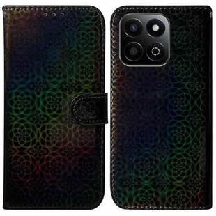 For Honor Play 60 Plus Colorful Magnetic Buckle Leather Phone Case(Black)