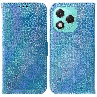 For Honor 400 Lite Colorful Magnetic Buckle Leather Phone Case(Blue)