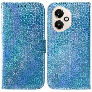 For Honor 400 Global 156.5mm Colorful Magnetic Buckle Leather Phone Case(Blue)