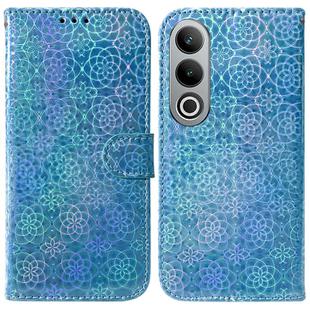 For OnePlus Nord CE4 5G Colorful Magnetic Buckle Leather Phone Case(Blue)