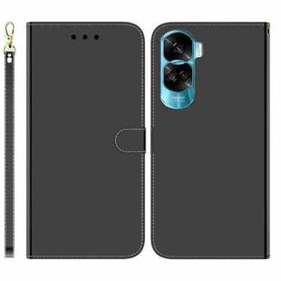 For Honor 90 Lite Imitated Mirror Surface Leather Phone Case(Black)