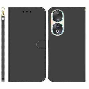 For Honor 90 Imitated Mirror Surface Leather Phone Case(Black)