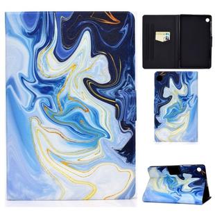 For Huawei MatePad T 8 Voltage Painted Pattern Tablet PC Protective Leather Case with Bracket & Card Slots & Anti-skid Strip(Blue Marble)