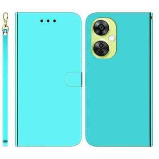 For OnePlus Nord CE 3 Lite/Nord N30 Imitated Mirror Surface Leather Phone Case(Mint Green)