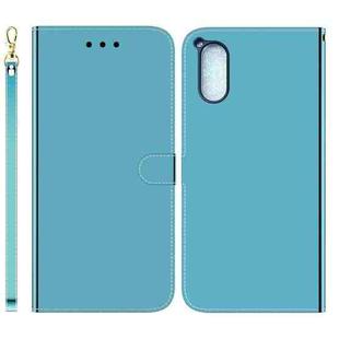 For Sony Xperia 5 V Imitated Mirror Surface Leather Phone Case(Blue)