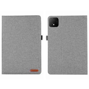 For Honor Pad GT Pro Cloth Texture Horizontal Flip PU + TPU Tablet Case(Gray)