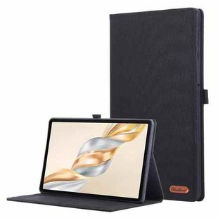For Honor Pad X9a Fabric Texture Horizontal Flip Leather Tablet Case(Black)