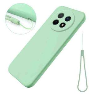 For Huawei Nova Y91 4G Solid Color Liquid Silicone Dropproof Full Coverage Protective Case(Green)