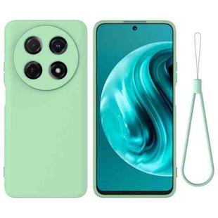 For Huawei nova 12i Solid Color Liquid Silicone Dropproof Full Coverage Protective Case(Green)