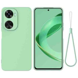 For Huawei nova 12 SE / nova 11 SE Solid Color Liquid Silicone Dropproof Full Coverage Protective Case(Green)