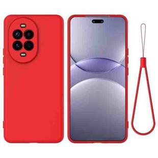 For Huawei nova 14 5G Solid Color Liquid Silicone Dropproof Full Coverage Phone Case(Red)