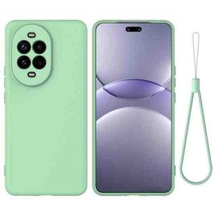 For Huawei nova 14 5G Solid Color Liquid Silicone Dropproof Full Coverage Phone Case(Green)