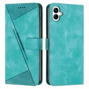 For Samsung Galaxy A04e Dream Triangle Leather Phone Case with Long Lanyard(Green)