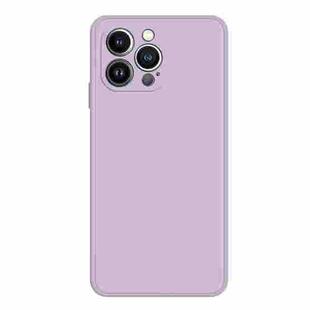 For iPhone 15 Pro Max Imitation Liquid Silicone Phone Case(Purple)