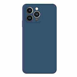 For iPhone 15 Pro Max Imitation Liquid Silicone Phone Case(Blue)