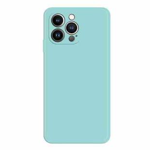 For iPhone 15 Pro Max Imitation Liquid Silicone Phone Case(Sky Blue)