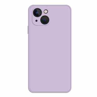 For iPhone 15 Plus Imitation Liquid Silicone Phone Case(Purple)
