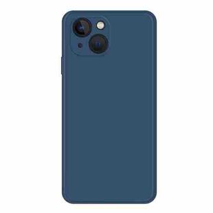 For iPhone 15 Plus Imitation Liquid Silicone Phone Case(Blue)