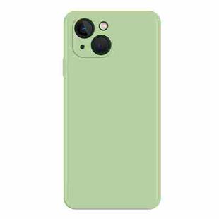 For iPhone 15 Imitation Liquid Silicone Phone Case(Matcha Green)