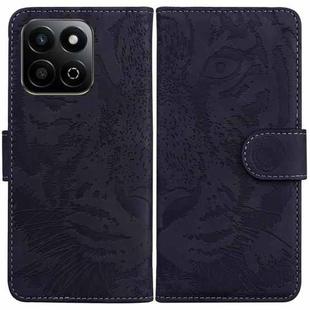 For Honor Play 60 Plus Tiger Embossing Pattern Flip Leather Phone Case(Black)