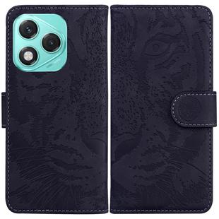 For Honor 400 Lite Tiger Embossing Pattern Flip Leather Phone Case(Black)