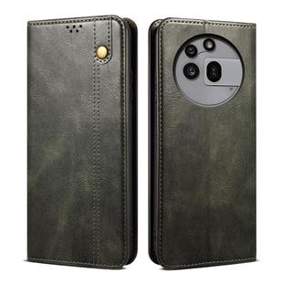 For Nothing Phone 3a Pro Oil Wax Crazy Horse Texture Leather Phone Case(Green)