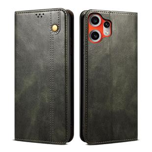 For Nothing CMF Phone 2 Pro Oil Wax Crazy Horse Texture Leather Phone Case(Green)