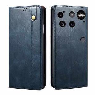 For Nothing Phone 3 Oil Wax Crazy Horse Texture Leather Phone Case(Blue)