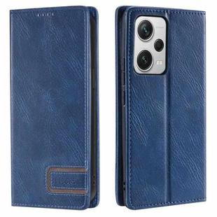 For Xiaomi Redmi Note 12 Pro+ 5G Global TTUDRCH RFID Retro Texture Leather Phone Case(Blue)