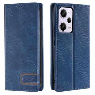 For Xiaomi Redmi Note 12 Pro 5G Global TTUDRCH RFID Retro Texture Leather Phone Case(Blue)