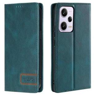 For Xiaomi Redmi Note 12 Pro 5G Global TTUDRCH RFID Retro Texture Leather Phone Case(Greem)