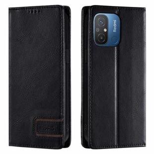 For Xiaomi Redmi 12C TTUDRCH RFID Retro Texture Leather Phone Case(Black)