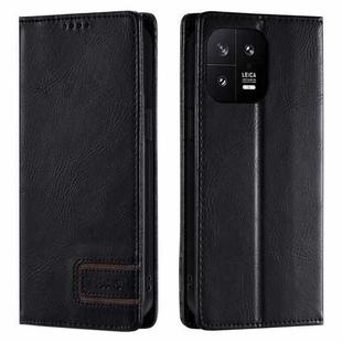 For Xiaomi 13 TTUDRCH RFID Retro Texture Leather Phone Case(Black)